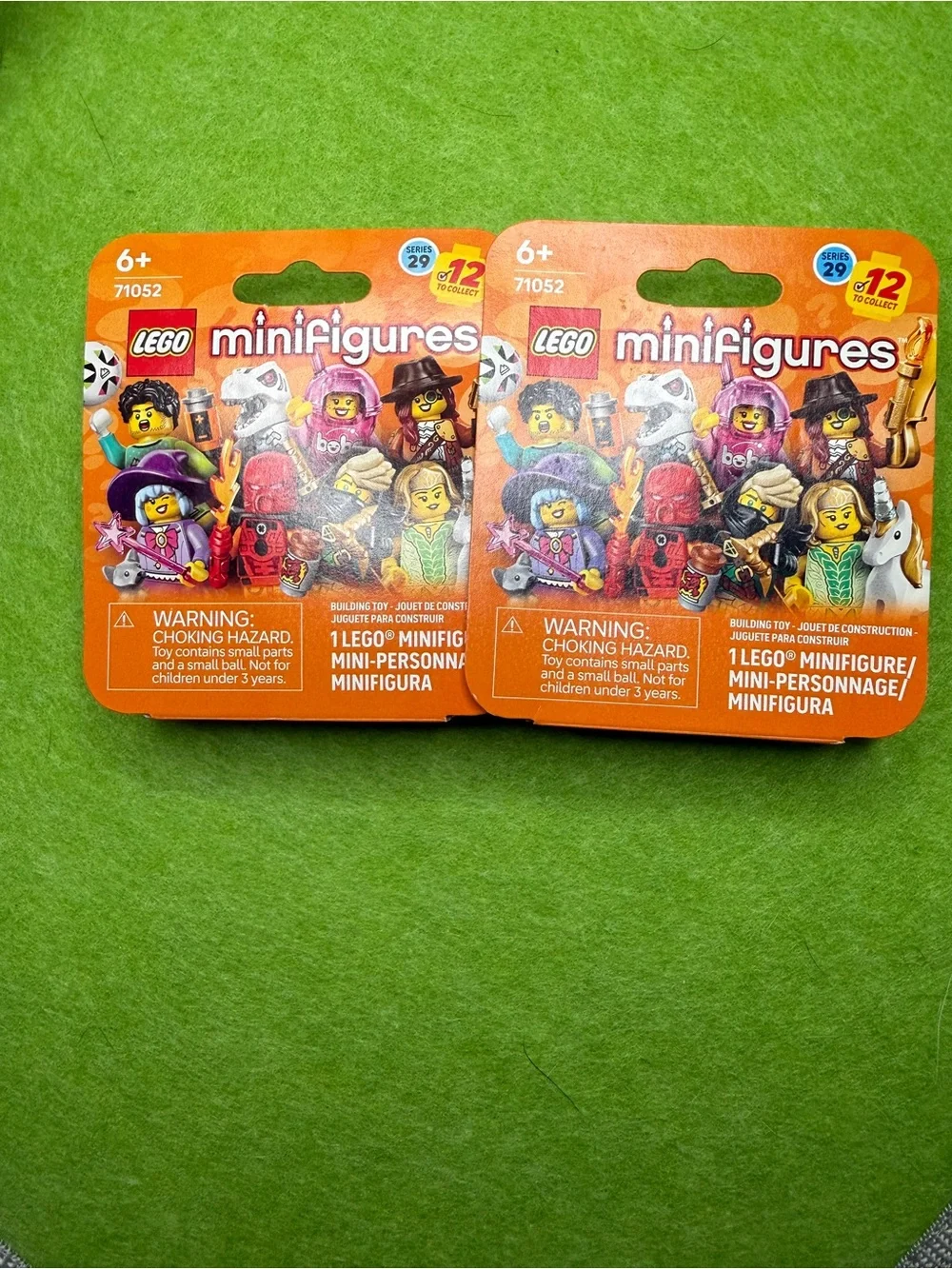 Lego Minifigures Series 29 Orange Blind Pack Pair